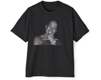 Never Force Always Flow Men's Heavy Oversized Tee