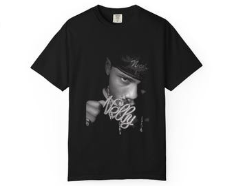Nelly Rapper  | Where The Party At Tour | Black and White | Comfort Colors T-shirt
