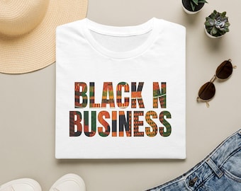 Black N Business  Juneteenth t shirt Unisex Softstyle T-Shirt