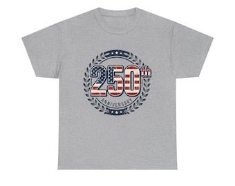 250th Anniversary of America Unisex Heavy Cotton Tee
