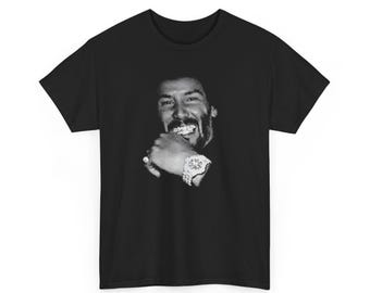 Camiseta con parrilla de diamante de Keanu Reeves / Ropa urbana