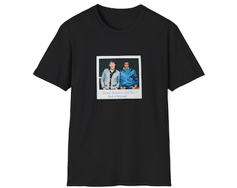 Michael Jackson &  Paul Polaroid Unisex Softstyle T-Shirt