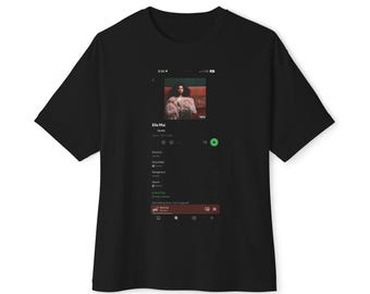 Ella Mai | Boo'd Up | Song Title Album Tee Unisex Oversized Boxy Tee