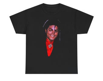 MJ Smile | Michael Jackson Fan Art Unisex Heavy Cotton Tee