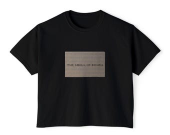 The Smell Of Books Women's Boxy Tee