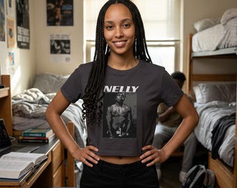 Nelly Rapper Print Women's Festival Crop Top