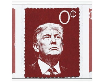 Donald Trump Zero Cents Red Car Magnets