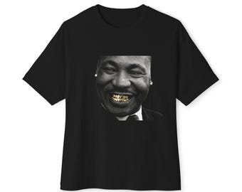 King Gold Grill Tee Unisex Oversized Boxy Tee