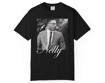 Nelly Rapper Tshirt | Black and White | Comfort Colors T-shirt