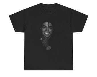 MJ Ice Grill Bust Down |Half Tone| Unisex Heavy Cotton Tee