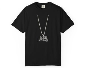 Nelly Chain Concert Tour 2026 | Nelly Fan Art Tee | Black and White | Comfort Colors T-shirt