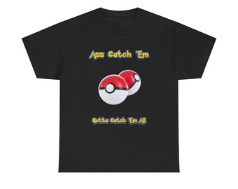 Poke | Adult Humor Tee | Unisex Heavy Cotton Tee, Anime Parody | Halloween Party Tee