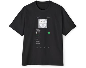 MJ Invincible Album Men's Heavy Oversized Tee