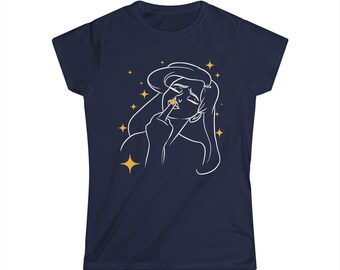 Mermaid Middle Finger Women's Softstyle Tee