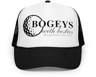 Bogeys mit Besties Foam Trucker Hat – Seit 2025 auf der Jagd nach Birdies
