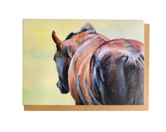 Serenity - horse greeting card