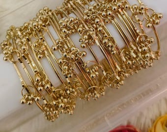 Ghungroo Bangle Set - 4 piece
