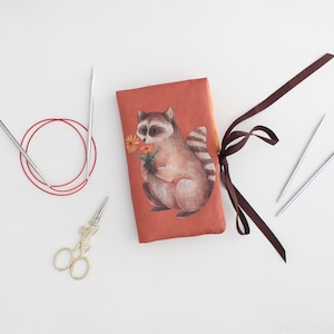 Knitting Needle Organizer, Knitting Needle Case, Clover Crochet Hook Roll, Interchangeable Needle Case, Circular Needle Storage, Hook Case