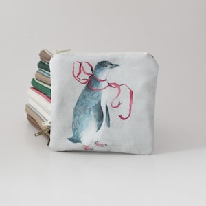 Coin Purse, Slim Wallet, Minimalist Wallet, Travel Wallet Women, Pencil Case, Makeup Organizer, Gift for Her, Toiletry Bag, Cardholder