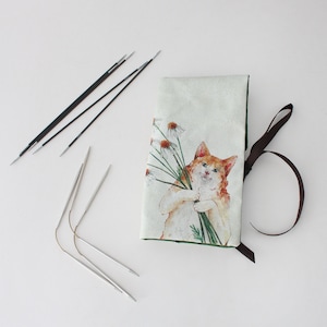 DPN Needle Case, Double Pointed Needles Case, Addi Flexi CraSyTrio Case, Flexiflips Needles Case, Knitting Needle Case, Knitting Accessory