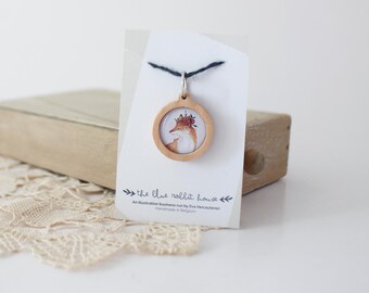 Wooden Stich Marker, Progress Keeper, Beginning of Row Marker, Stitch Marker for Knitting, Animal Illustration, Crochet Marker, Wooden Charm