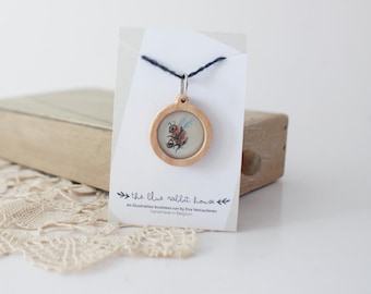 Wooden Stich Marker, Progress Keeper, Beginning of Row Marker, Stitch Marker for Knitting, Animal Illustration, Crochet Marker, Wooden Charm
