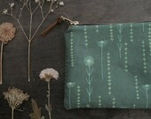 Travel Organizer Bag, Travel Gift, Flower Slim Wallet, Small Cosmetic Bag, Pencil Zipper Pouch, Makeup Storage Bag, Business Card Holder