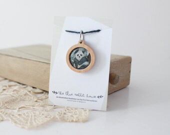 Wooden Stich Marker, Progress Keeper, Beginning of Row Marker, Stitch Marker for Knitting, Animal Illustration, Crochet Marker, Wooden Charm