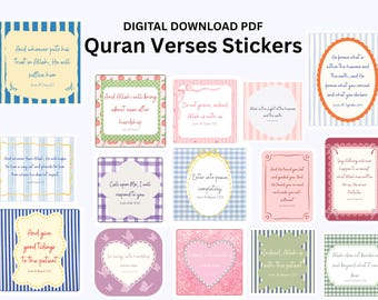 30+ Islamic stickers | Quran verse| Ayat| Islamic Planner sticker |Muslim | Goodnotes (Digital Download)