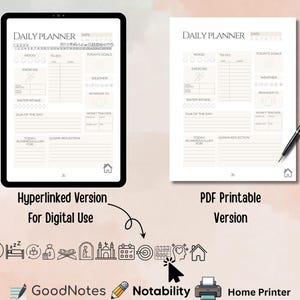 2026 Islamic Planner Printable | Muslim Digital Planner | Hyperlinked |Islamic Journal PDF image 4