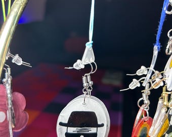 Pendientes de Heisenberg con soporte para pendientes