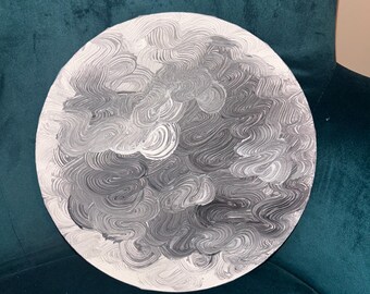 Pintura del círculo del remolino lunar