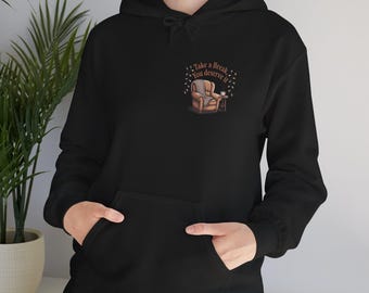 holiday burnout hoodie | introvert battery sweatshirt, festive exhaustion design