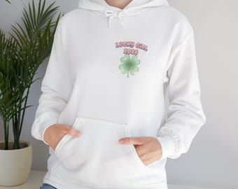 Lucky Girl Manifest Luck Hoodie | 2026 lucky charms, angel number mantra