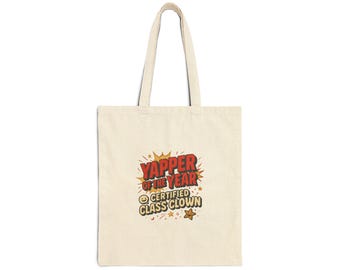 Yapper of the Year certified class clown Tote Bag | Funny School Humor