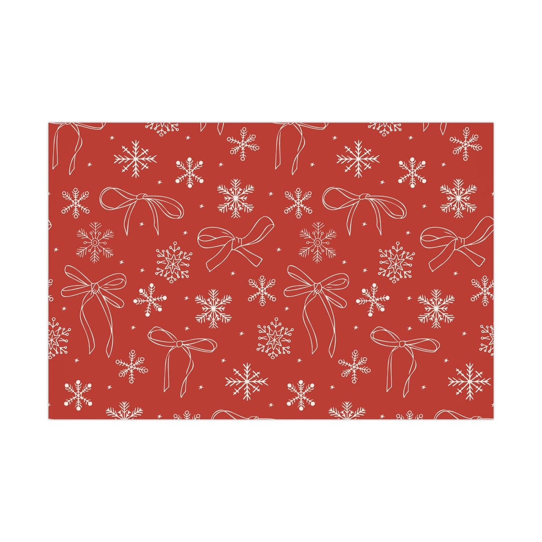 Festive Gift Wrap Paper, Holiday Wrapping Paper, Christmas Packaging ...