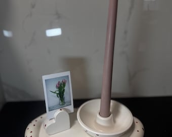 Portacandele fatto a mano, stile scandinavo moderno