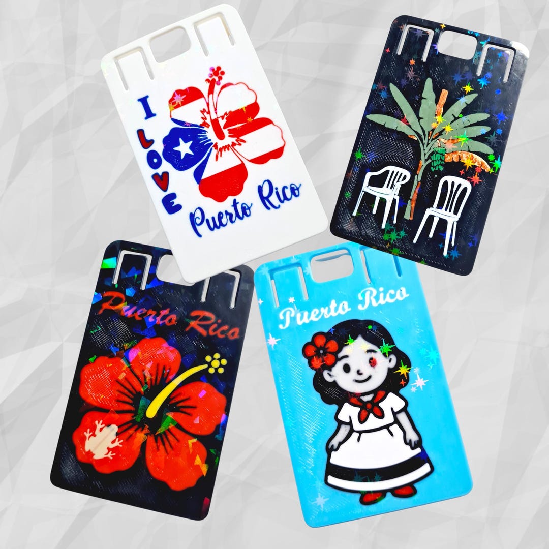 Puerto Rico Id Example PUERTO RICO ID Card Holder for Badges - Etsy