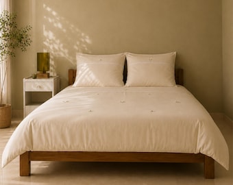 Housse de couette «Ravinala» en Coton Peigné