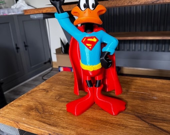 3D Printed Superman Daffy Duck Model