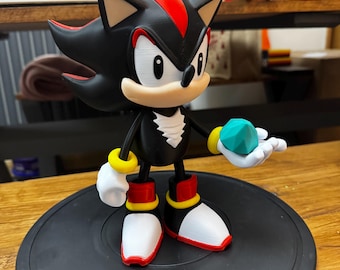 3D Printed Shadow Sonic Hedgehog 24cm approx tall model