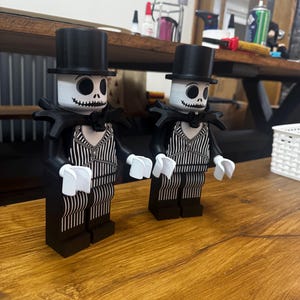 3D Printed jack skellington Lego Model 22cm zdjęcie 1
