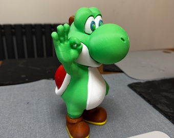 Modelo de Yoshi impreso en 3D Modelo de Mario de aproximadamente 24 cm de altura
