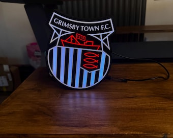 Caja de luz LED de Gy Grimby Town impresa en 3D