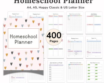 2026 2027 Homeschool Planner, Daily Homeschool Checklist, Homeschool Lesson Plan, Academic Planner, Teacher Homeschool Schedule, Printable