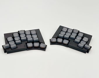 Juego de teclas Choc V1 impresas en 3D de resina Tough 2000 para teclado Totem Split