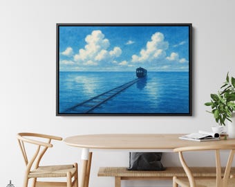 Spirited Away Train Print, Studio Ghibli Wall Art, Anime Canvas Wall Art, Ghibli Gift, Hayao Miyazaki Poster