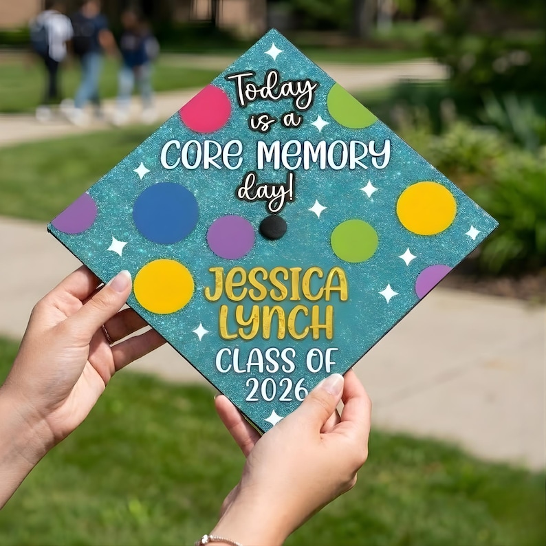 Inside Out Graduation Cap Topper, Today is A Core Memory Day Grad Cap ...