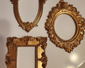 Dollhouse 3 EXQUISITE GOLDEN FRAMES Resin