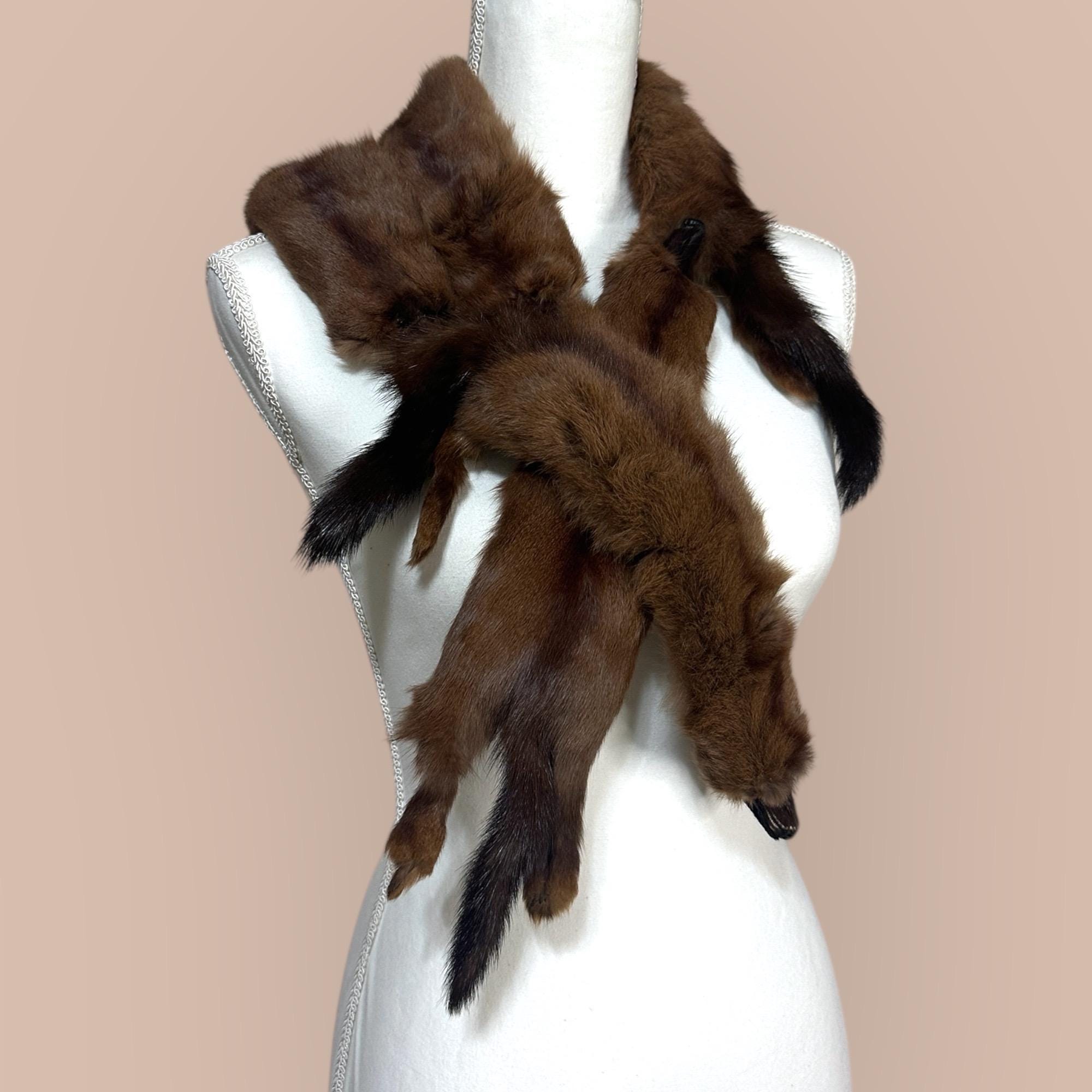 mink muffler stole／animal p ／GAKE FUR 【公式通販】